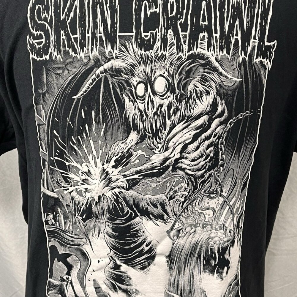 Sinking Grains Graphic T-Shirt Men’s 2XL Black Ring Spun Cotton Tee - Picture 2 of 13